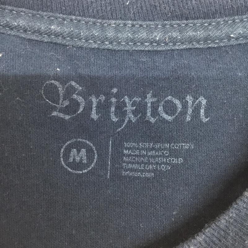 ブリクストン BRIXTON Tシャツ 半袖 M ロゴ、文字 X プリント 紺 / ネイビー / メンズ USED 古着 中古 10075067