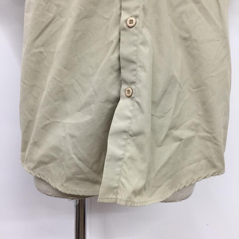 コリスコ CORISCO シャツ、ブラウス 半袖 M 無地 ベージュ / ベージュ / メンズ USED 古着 中古 10075070