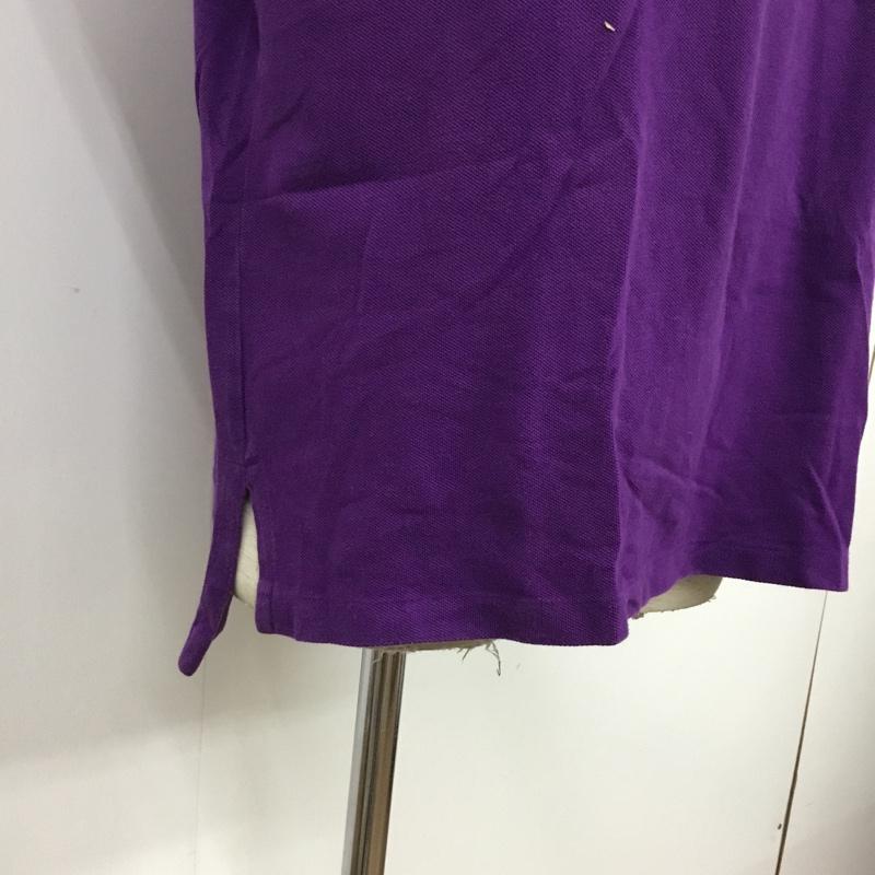 ポロラルフローレン POLO RALPH LAUREN ポロシャツ 半袖 XL 無地 紫 / パープル / メンズ USED 古着 中古 10075074
