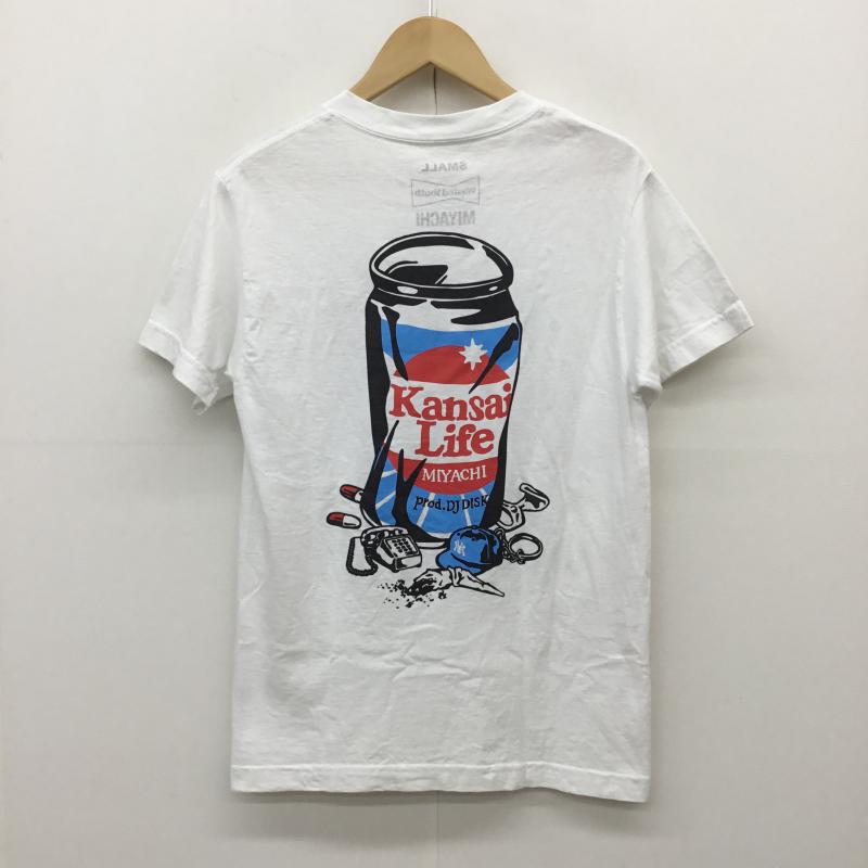 ウエステッドユース Wasted Youth Tシャツ 半袖 Miyachi Kansai Life プリント Tシャツ S プリント 白 / ホワイト / メンズ USED 古着 中古 10075150