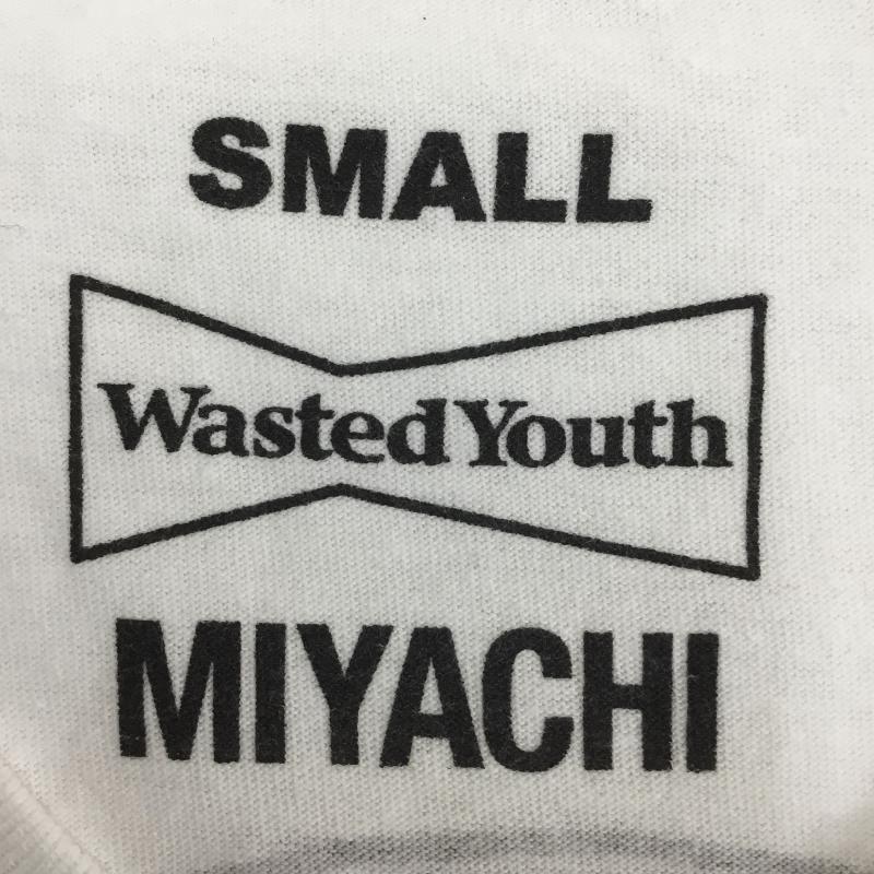 ウエステッドユース Wasted Youth Tシャツ 半袖 Miyachi Kansai Life プリント Tシャツ S プリント 白 / ホワイト / メンズ USED 古着 中古 10075150