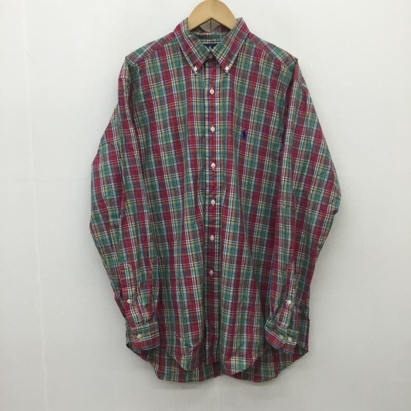ラルフローレン RALPHLAUREN シャツ、ブラウス 長袖 L チェック メンズ USED 古着 中古 10075155