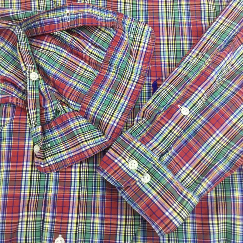 ラルフローレン RALPHLAUREN シャツ、ブラウス 長袖 L チェック メンズ USED 古着 中古 10075155