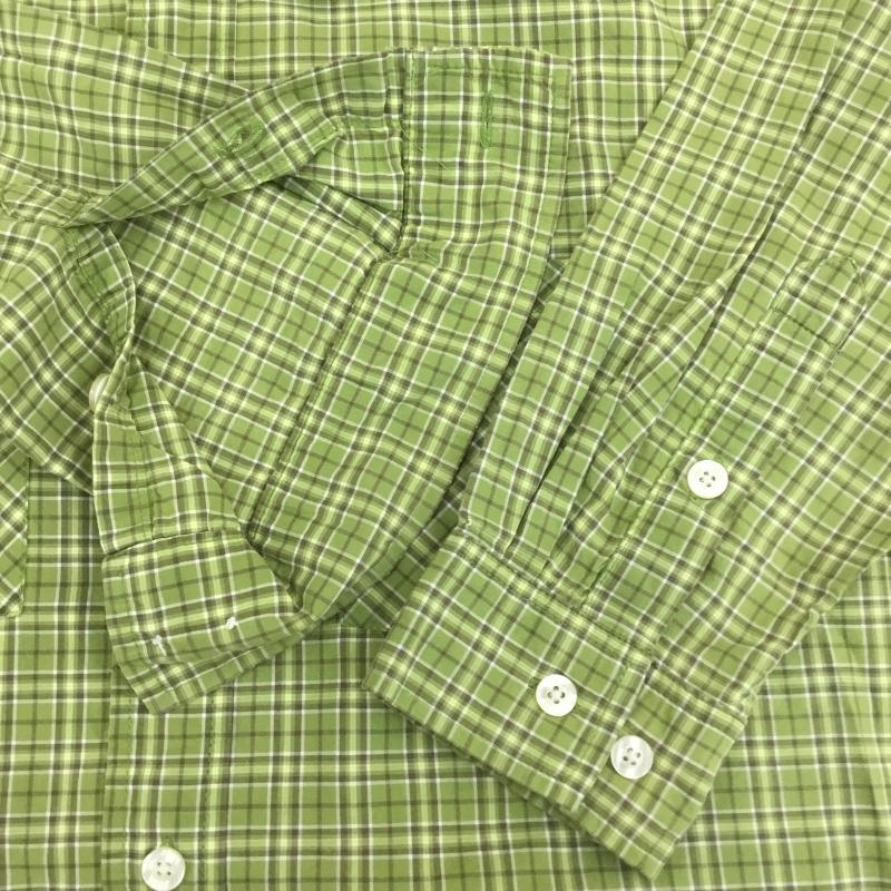 カーハート Carhartt シャツ、ブラウス 長袖 M チェック 黄緑 / イエローグリーン / メンズ USED 古着 中古 10075156
