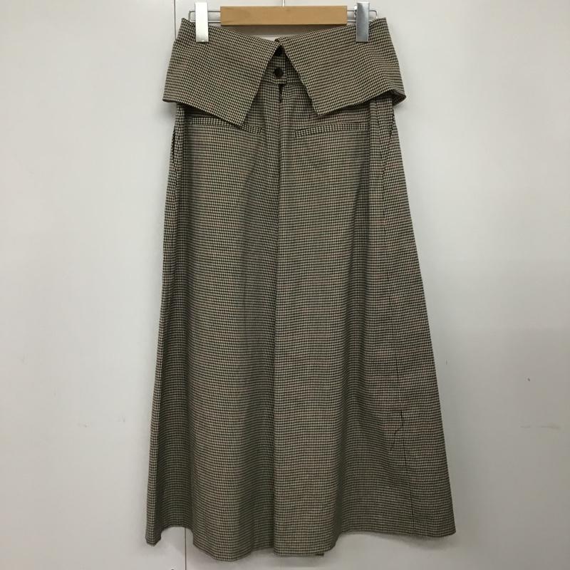 ザラウーマン ZARA WOMAN ボトムス ボトムス ワイドパンツ XS チェック マルチカラー / マルチカラー / レディース USED 古着 中古 10075372