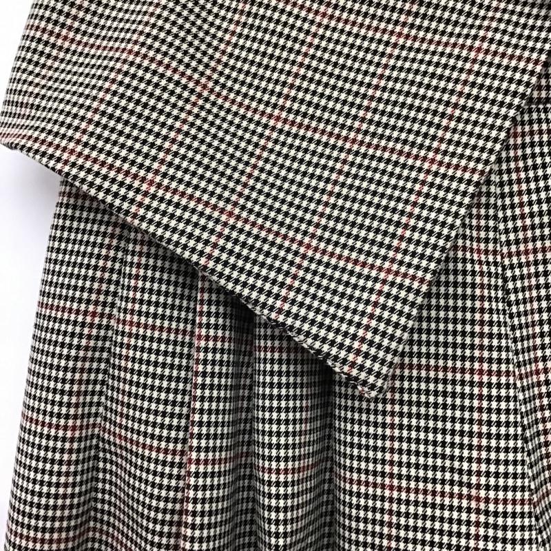 ザラウーマン ZARA WOMAN ボトムス ボトムス ワイドパンツ XS チェック マルチカラー / マルチカラー / レディース USED 古着 中古 10075372