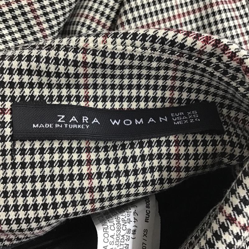 ザラウーマン ZARA WOMAN ボトムス ボトムス ワイドパンツ XS チェック マルチカラー / マルチカラー / レディース USED 古着 中古 10075372