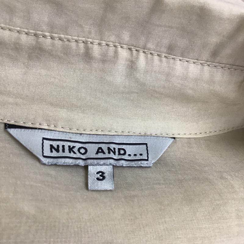 ニコアンド niko and... コート トレンチコート 薄手トレンチ M 無地 ベージュ / ベージュ / レディース USED 古着 中古 10075382