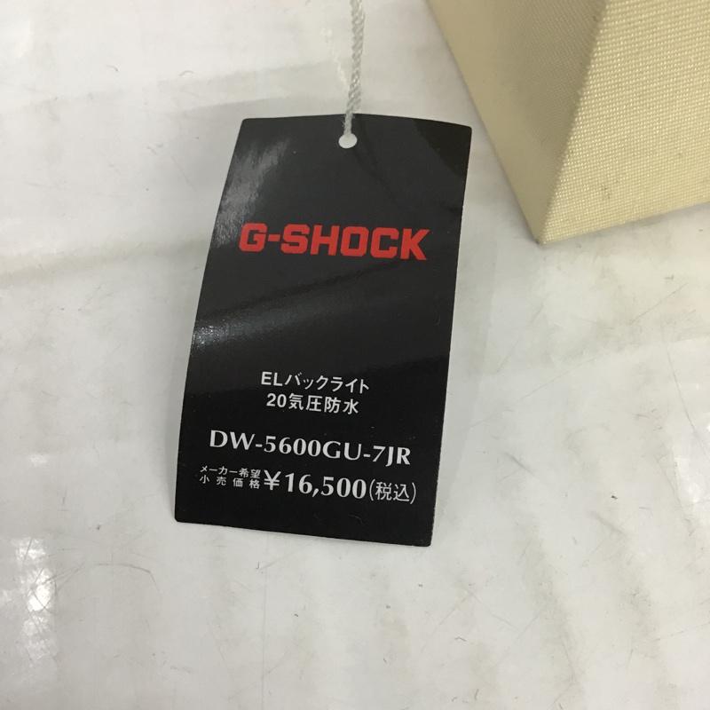 ジーショック G-SHOCK 腕時計 デジタル DW5600GU G-UNIVERSE 箱有 総柄 白 / ホワイト / X 黒 / ブラック / メンズ USED 古着 中古 10075421