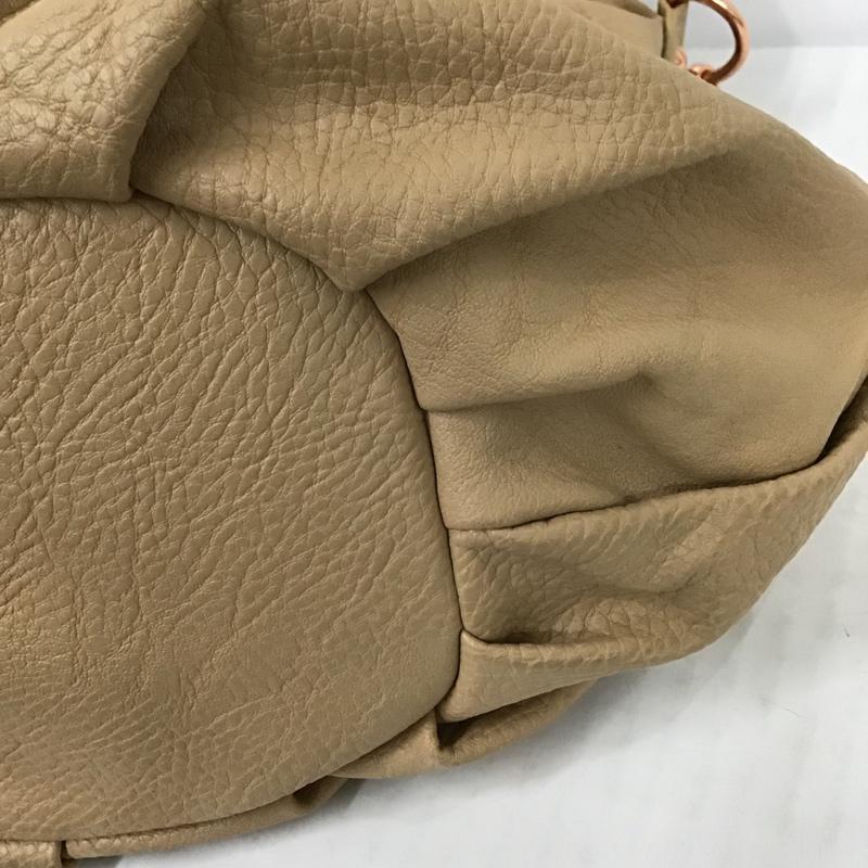 フォリフォリ Folli Follie ハンドバッグ ハンドバッグ ショルダー 2WAY ロゴ、文字 ベージュ / ベージュ / レディース USED 古着 中古 10075493
