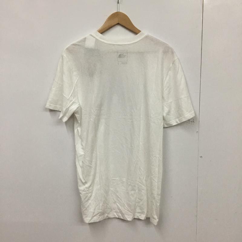 ザノースフェイス THE NORTH FACE Tシャツ 半袖 NF0A4M4P523 タグ付 M ロゴ、文字 X プリント 白 / ホワイト / メンズ USED 古着 中古 10075507