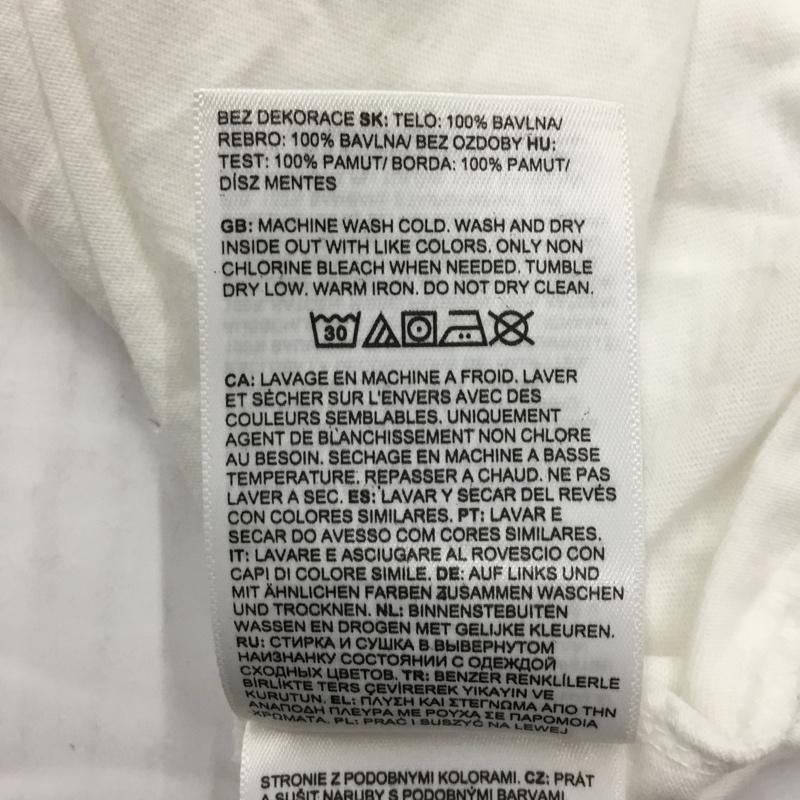 ザノースフェイス THE NORTH FACE Tシャツ 半袖 NF0A4M4P523 タグ付 M ロゴ、文字 X プリント 白 / ホワイト / メンズ USED 古着 中古 10075507