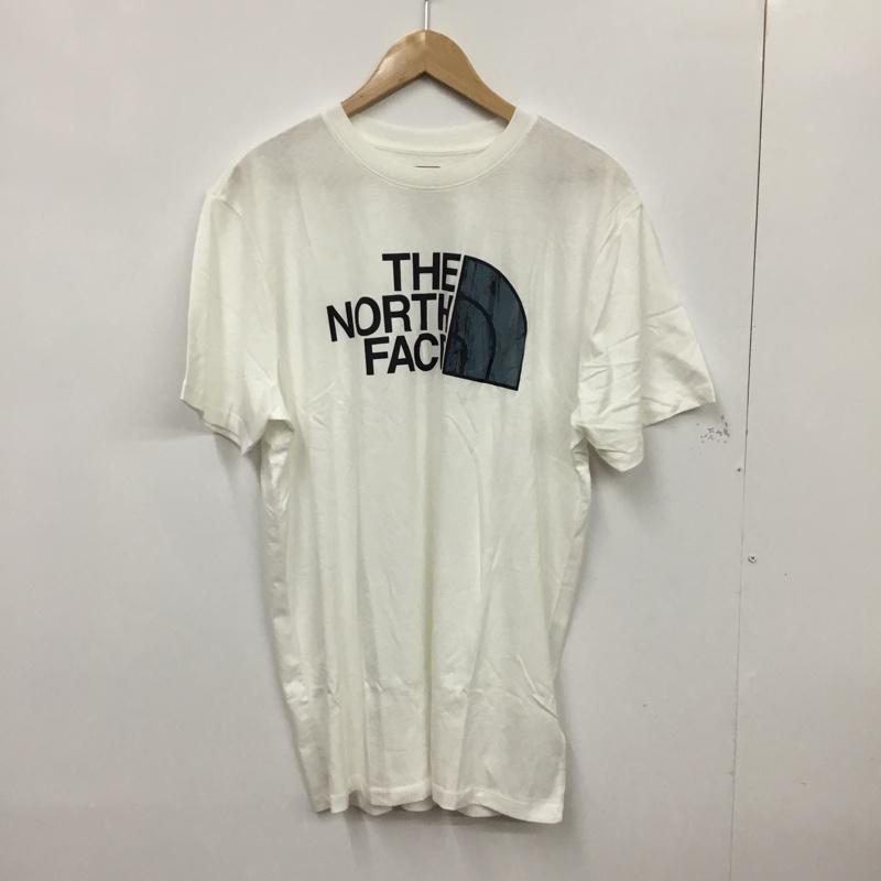 ザノースフェイス THE NORTH FACE Tシャツ 半袖 NF0A4M4P523 タグ付 L ロゴ、文字 X プリント 白 / ホワイト / メンズ USED 古着 中古 10075530