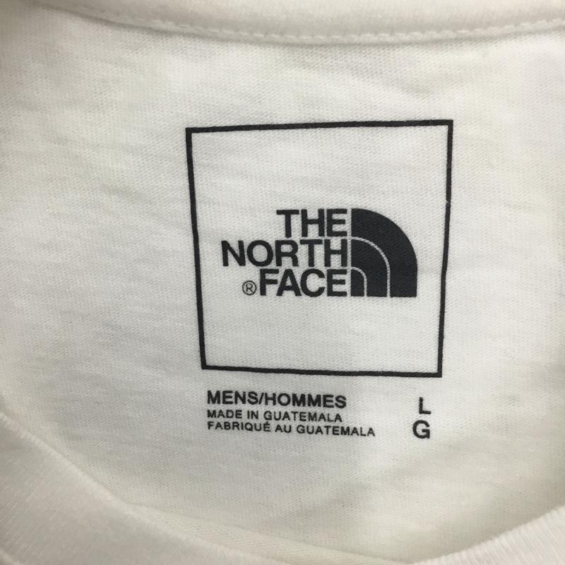 ザノースフェイス THE NORTH FACE Tシャツ 半袖 NF0A4M4P523 タグ付 L ロゴ、文字 X プリント 白 / ホワイト / メンズ USED 古着 中古 10075530