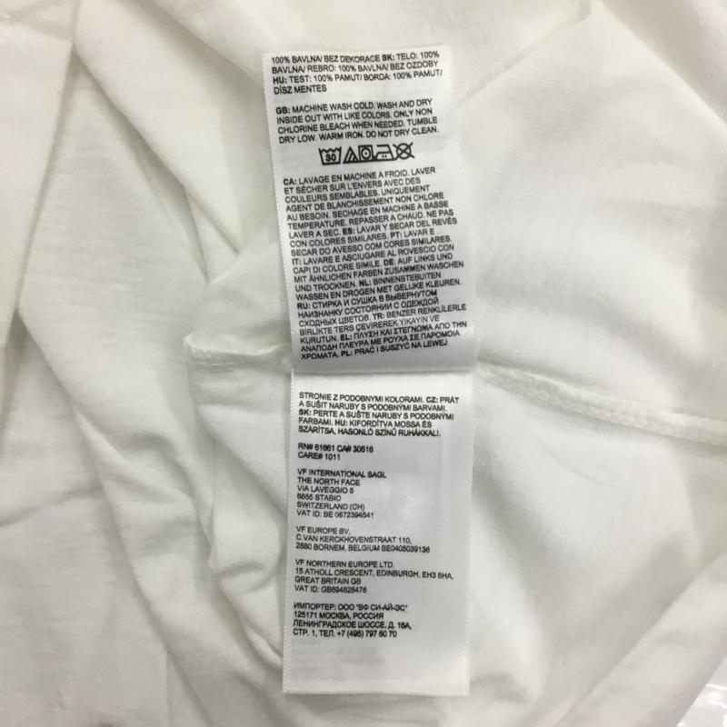 ザノースフェイス THE NORTH FACE Tシャツ 半袖 NF0A4M4P523 タグ付 XL ロゴ、文字 X プリント 白 / ホワイト / メンズ USED 古着 中古 10075533