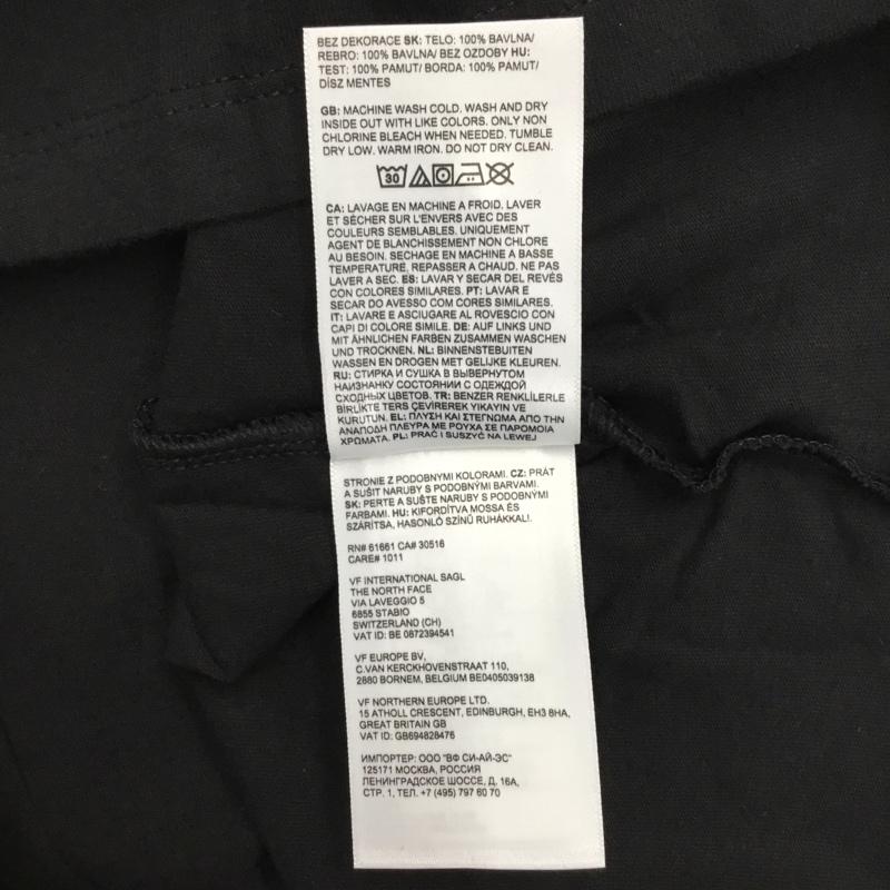ザノースフェイス THE NORTH FACE Tシャツ 半袖 NF0A4M4PKT0 タグ付 M ロゴ、文字 X プリント 黒 / ブラック / メンズ USED 古着 中古 10075540