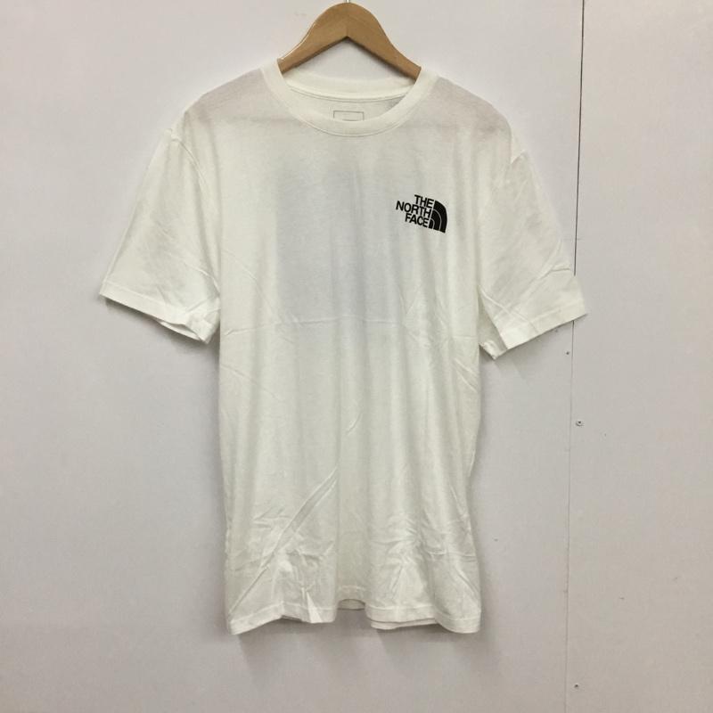 ザノースフェイス THE NORTH FACE Tシャツ 半袖 NF0A476350U タグ付 L ロゴ、文字 X プリント 白 / ホワイト / メンズ USED 古着 中古 10075552