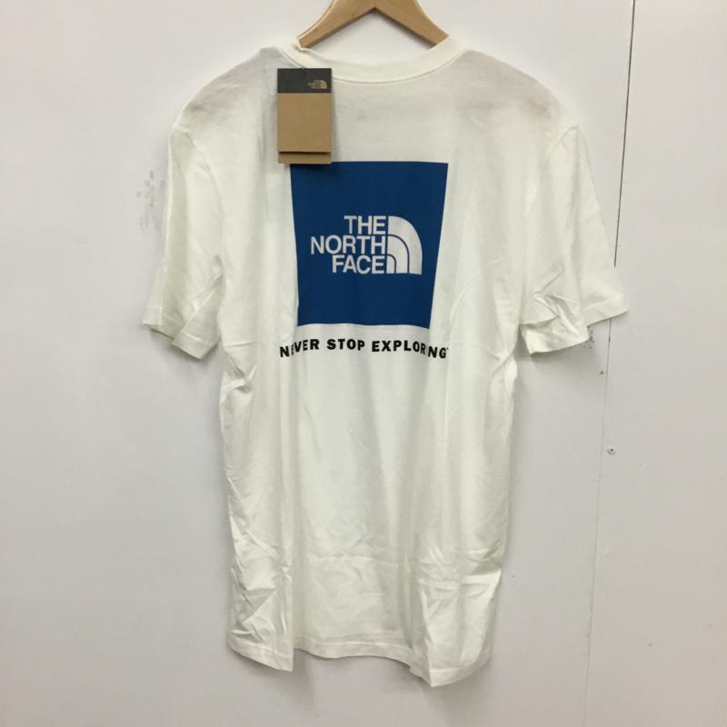 ザノースフェイス THE NORTH FACE Tシャツ 半袖 NF0A476350U タグ付 L ロゴ、文字 X プリント 白 / ホワイト / メンズ USED 古着 中古 10075552