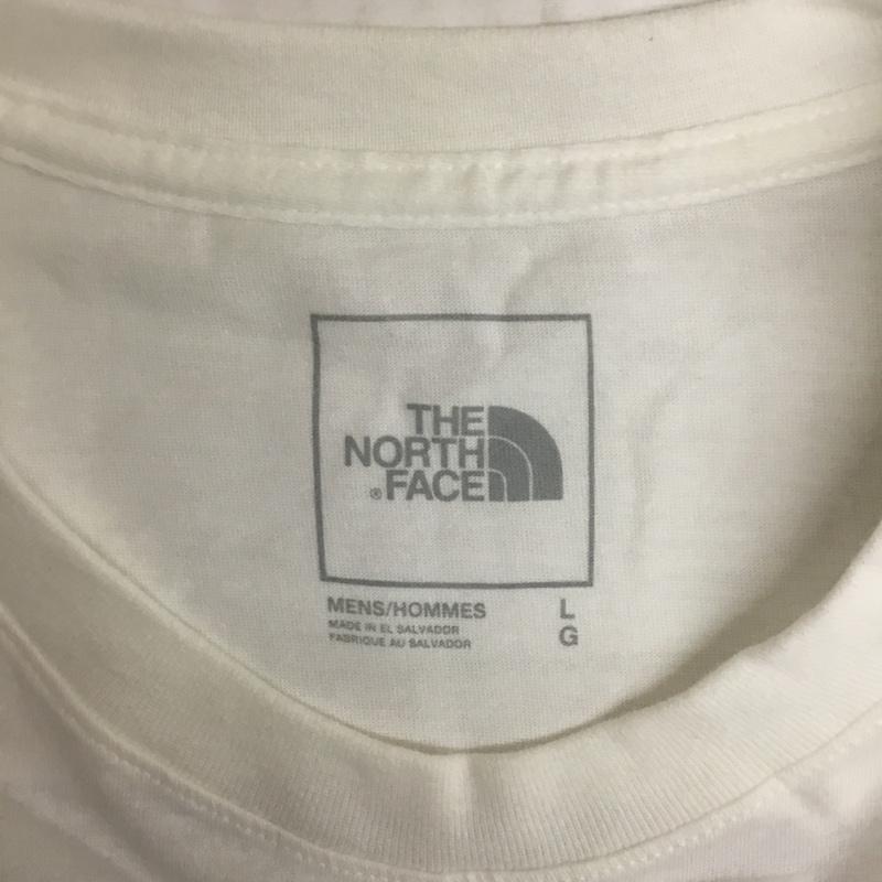 ザノースフェイス THE NORTH FACE Tシャツ 半袖 NF0A476350U タグ付 L ロゴ、文字 X プリント 白 / ホワイト / メンズ USED 古着 中古 10075552