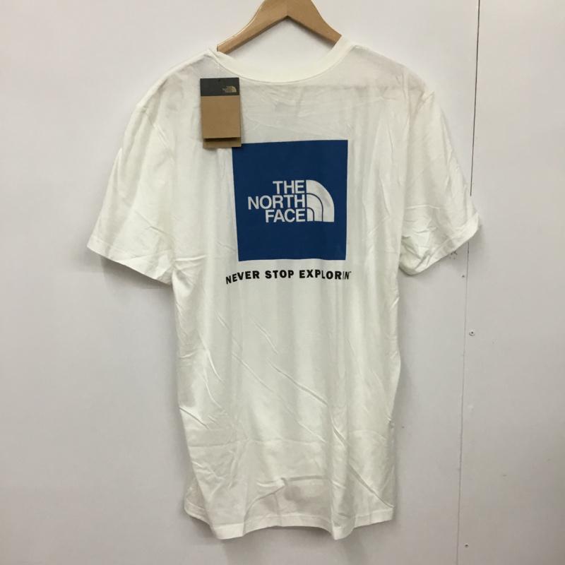 ザノースフェイス THE NORTH FACE Tシャツ 半袖 NF0A476350U タグ付 XL ロゴ、文字 X プリント 白 / ホワイト / メンズ USED 古着 中古 10075561