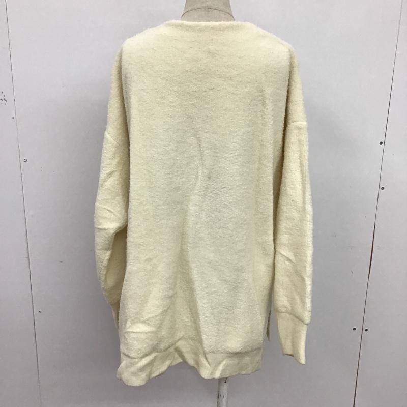 チャオパニックティピー CIAOPANIC TYPY ニット、セーター 長袖 無地 白 / ホワイト / レディース USED 古着 中古 10075589
