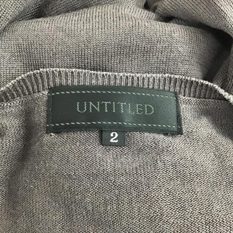 アンタイトル UNTITLED ニット、セーター 長袖 2 無地 マルチカラー / マルチカラー / レディース USED 古着 中古 10075599