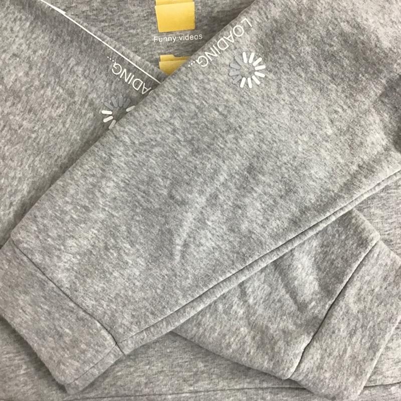 ザラ ZARA トレーナー 長袖 S プリント 灰 / グレー / レディース USED 古着 中古 10075621
