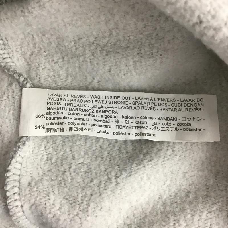 ザラ ZARA トレーナー 長袖 S プリント 灰 / グレー / レディース USED 古着 中古 10075621