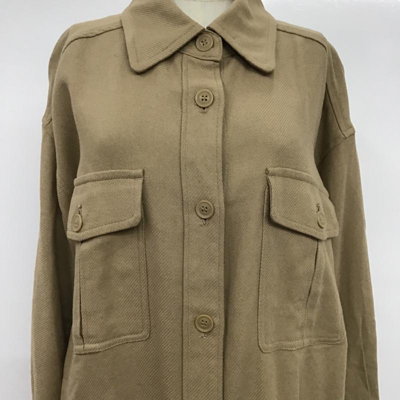 グローバルワーク GLOBAL WORK ジャケット、上着 ジャケット、ブレザー FREE 無地 ベージュ / ベージュ / レディース USED 古着 中古 10075636