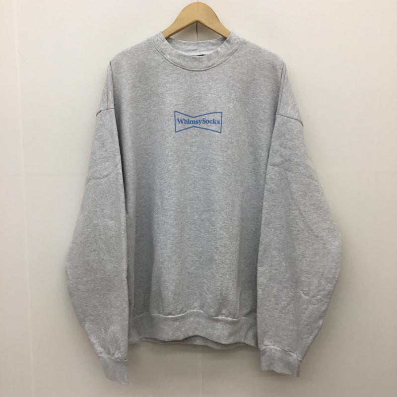 ウエステッドユース Wasted Youth トレーナー 長袖 WHIMSY ウィムジー コラボ XL ロゴ、文字 白 / ホワイト / メンズ USED 古着 中古 10075695