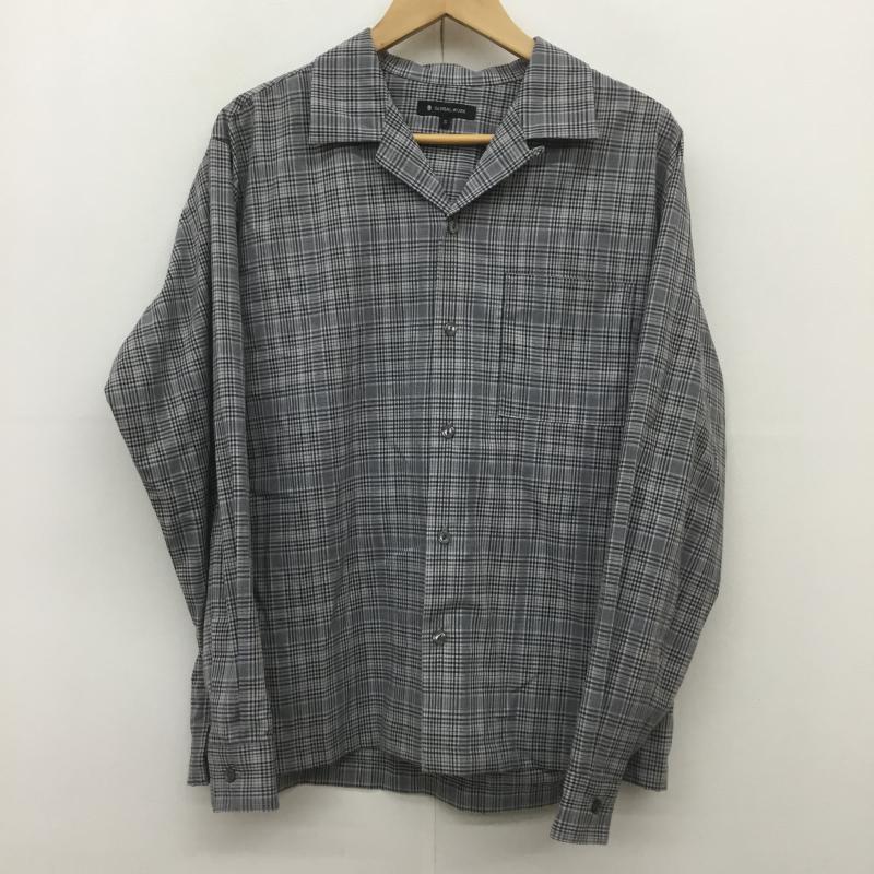 グローバルワーク GLOBAL WORK シャツ、ブラウス 長袖 S チェック 灰 / グレー / メンズ USED 古着 中古 10075712