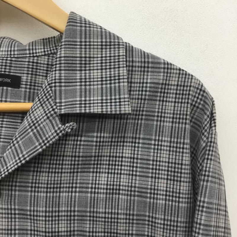 グローバルワーク GLOBAL WORK シャツ、ブラウス 長袖 S チェック 灰 / グレー / メンズ USED 古着 中古 10075712