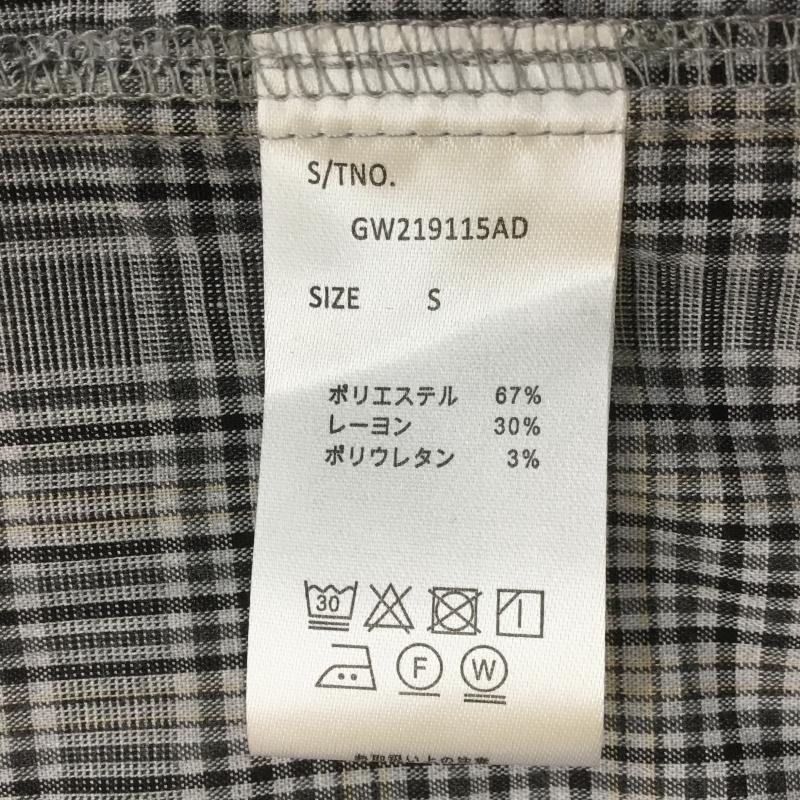 グローバルワーク GLOBAL WORK シャツ、ブラウス 長袖 S チェック 灰 / グレー / メンズ USED 古着 中古 10075712