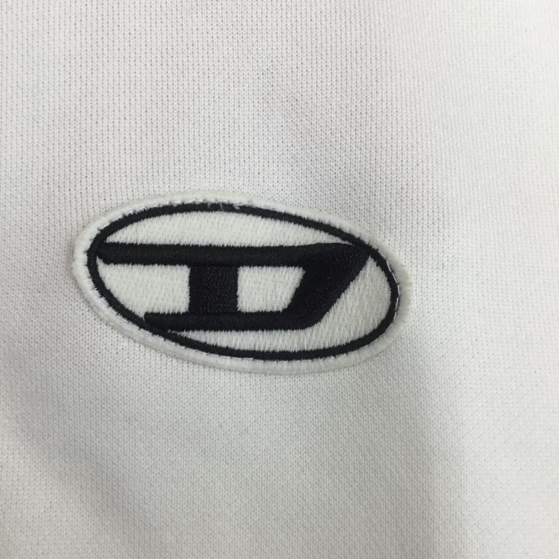 ディーゼル DIESEL シャツ、ブラウス 半袖 ベースボールシャツ スウェット シャツ タグ付 M ロゴ、文字 白 / ホワイト / メンズ USED 古着 中古 10075717