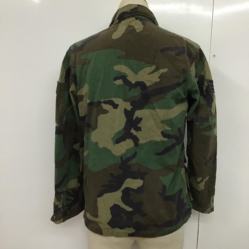 古着 USED シャツ、ブラウス 長袖 ミリタリーシャツ ワッペン S カモフラージュ柄・迷彩 黒 / ブラック / X ダークブラウン / ダークブラウン / X カーキ / カーキ / X ベージュ / ベージュ / メンズ USED 古着 中古 10075742