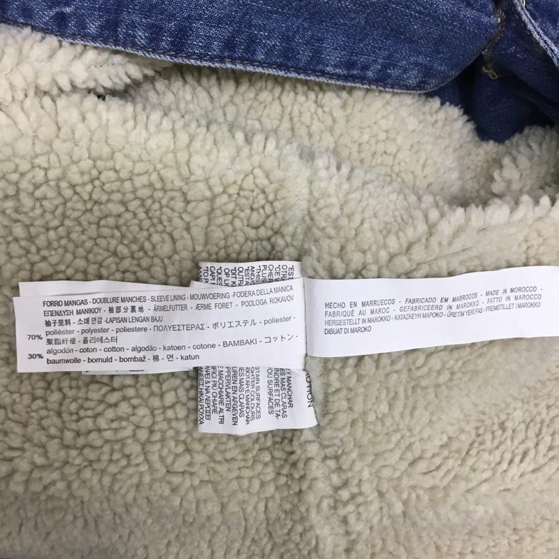 ザラ ZARA コート コート一般 デニム 内ボア XS 無地 インディゴ / インディゴ / レディース USED 古着 中古 10075786