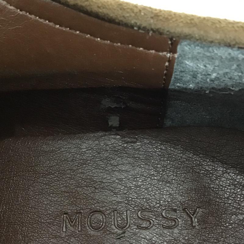 マウジー MOUSSY カジュアルシューズ カジュアルシューズ 厚底 プラットフォームシューズ 無地 ダークブラウン / ダークブラウン / レディース USED 古着 中古 10075797