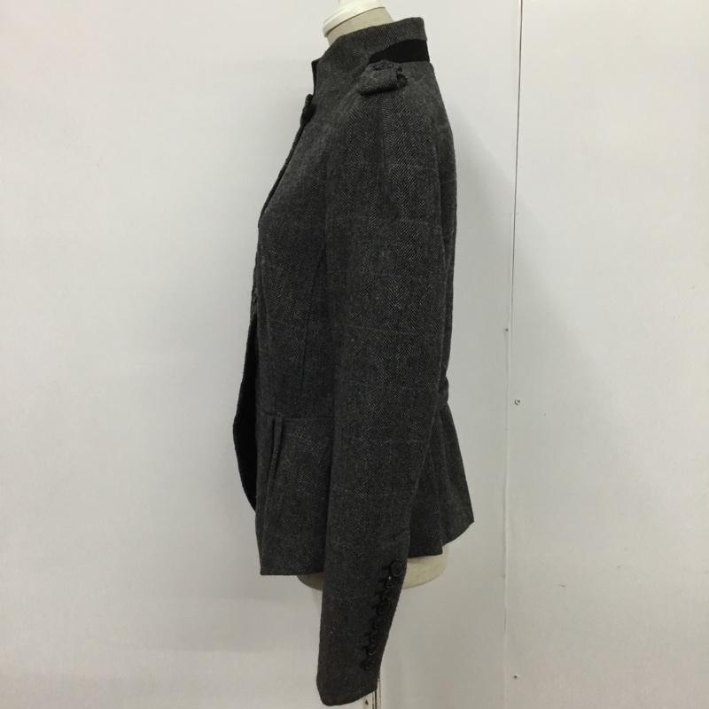 ザラベーシック ZARA BASIC ジャケット、上着 ジャケット、ブレザー M チャコールグレー / チャコールグレー / レディース USED 古着 中古 10075843