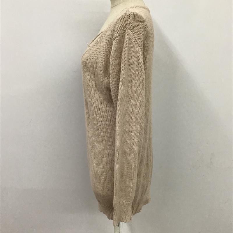 エモダ EMODA ニット、セーター 長袖 041610500501 レースアップ FREE 無地 桃 / ピンク / レディース USED 古着 中古 10075948