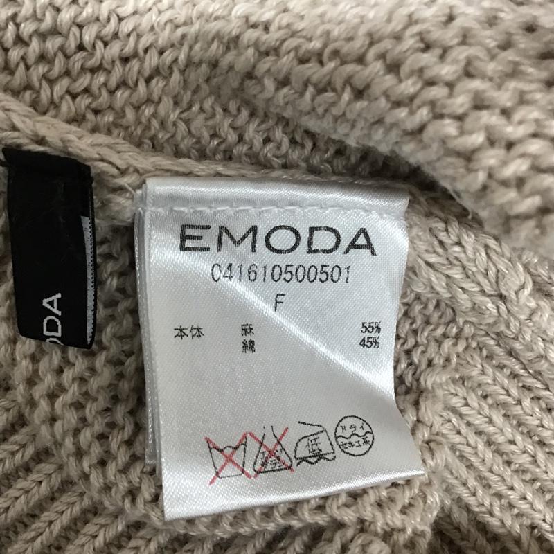 エモダ EMODA ニット、セーター 長袖 041610500501 レースアップ FREE 無地 桃 / ピンク / レディース USED 古着 中古 10075948