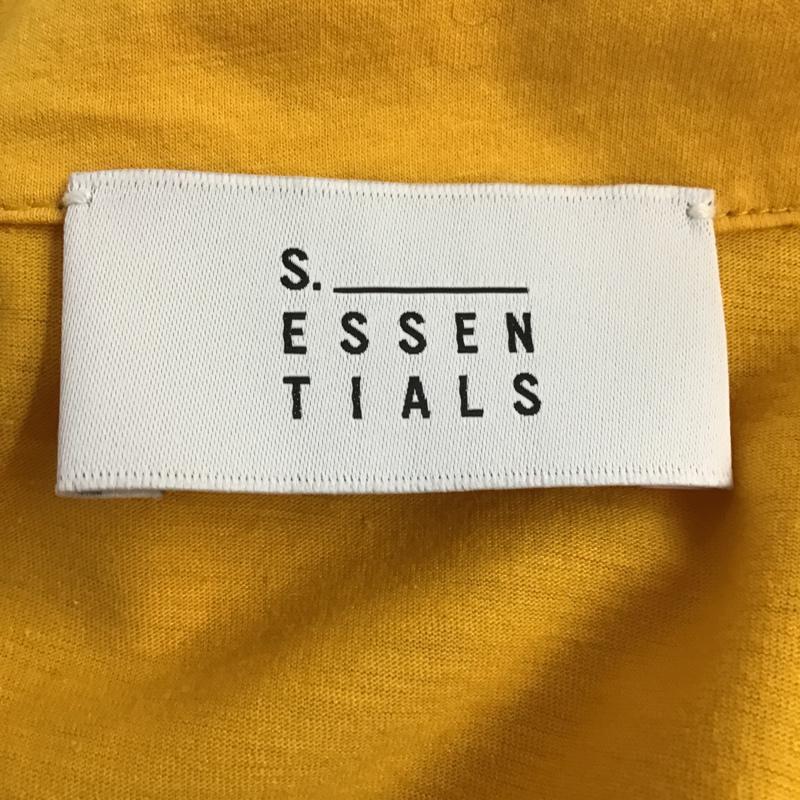 エッセンシャルズ ESSENTIALS カットソー 半袖 P5P53-155-80 黄 / イエロー / メンズ USED 古着 中古 10075962