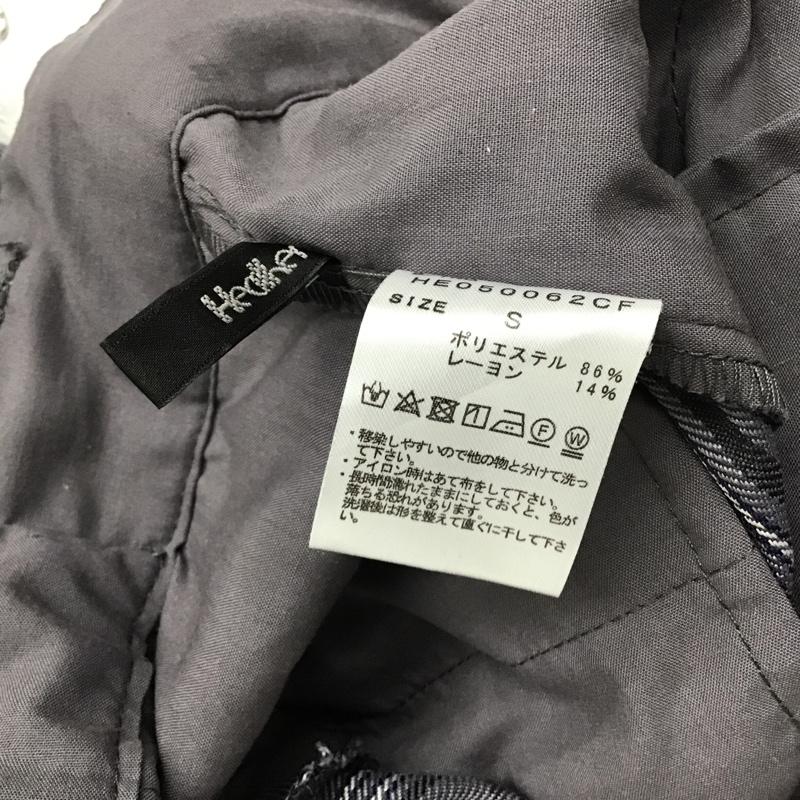 ヘザー Heather パンツ スラックス HE050062 スリムフィットガラフレア S チェック 灰 / グレー / X 黒 / ブラック / X 白 / ホワイト / X 紺 / ネイビー / レディース USED 古着 中古 10076034
