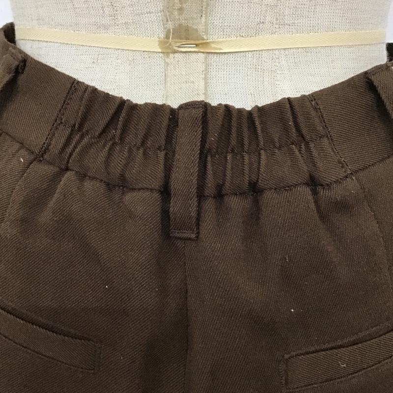ローリーズファーム LOWRYS FARM ボトムス ボトムス LF519106AD TRサイドスリットパンツ M 無地 茶 / ブラウン / レディース USED 古着 中古 10076035