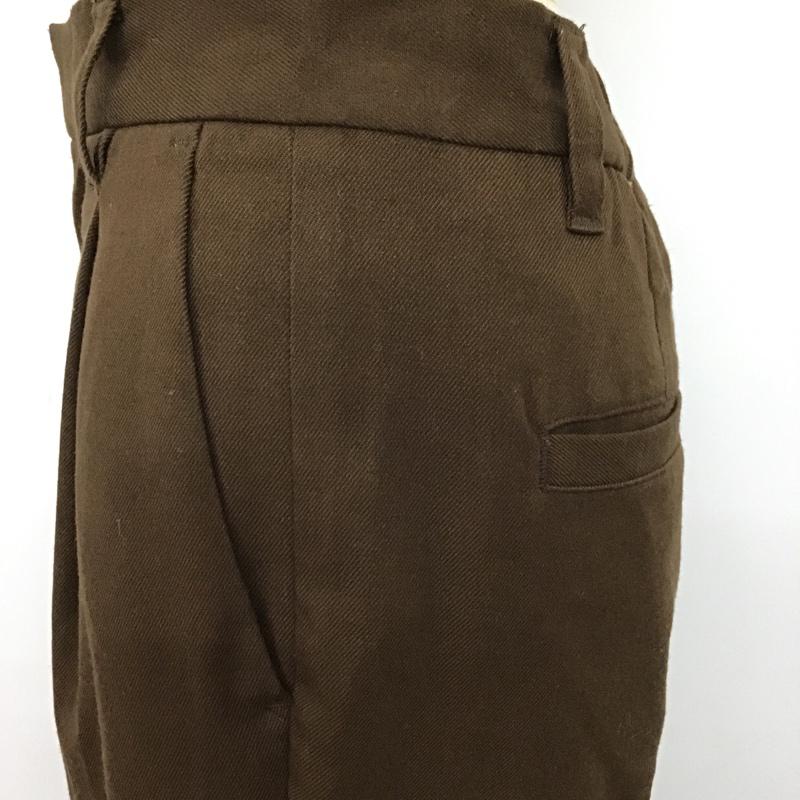 ローリーズファーム LOWRYS FARM ボトムス ボトムス LF519106AD TRサイドスリットパンツ M 無地 茶 / ブラウン / レディース USED 古着 中古 10076035
