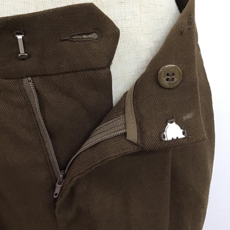 ローリーズファーム LOWRYS FARM ボトムス ボトムス LF519106AD TRサイドスリットパンツ M 無地 茶 / ブラウン / レディース USED 古着 中古 10076035