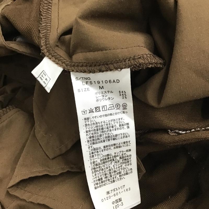 ローリーズファーム LOWRYS FARM ボトムス ボトムス LF519106AD TRサイドスリットパンツ M 無地 茶 / ブラウン / レディース USED 古着 中古 10076035