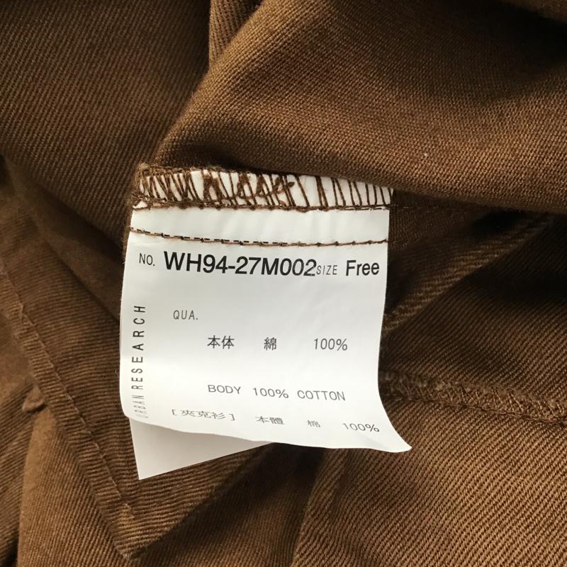 アーバンリサーチ URBAN RESEARCH ジャケット、上着 ジャケット、ブレザー WH94-27M002 オーバーワークシャツ FREE 無地 ダークブラウン / ダークブラウン / レディース USED 古着 中古 10076055