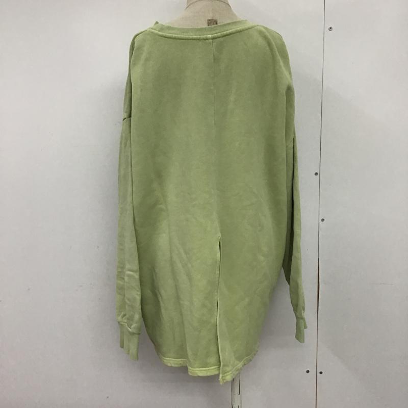 ローリーズファーム LOWRYS FARM トレーナー 長袖 FREE 無地 薄緑 / ライトグリーン / レディース USED 古着 中古 10076073