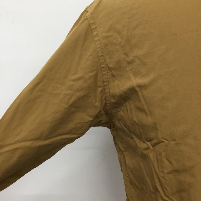 グローバルワーク GLOBAL WORK シャツ、ブラウス 長袖 GW218104AD バンドカラー S 無地 茶 / ブラウン / メンズ USED 古着 中古 10076244