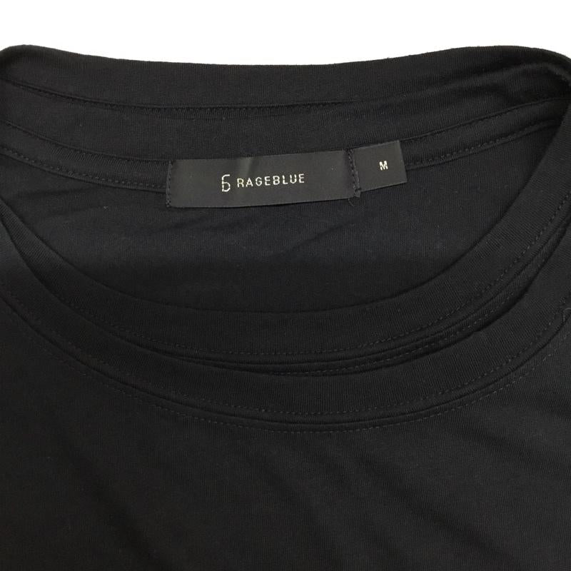 レイジブルー RAGEBLUE Tシャツ 七分袖 RB020267N9 半袖 2枚セット M 無地 紺 / ネイビー / メンズ USED 古着 中古 10076257